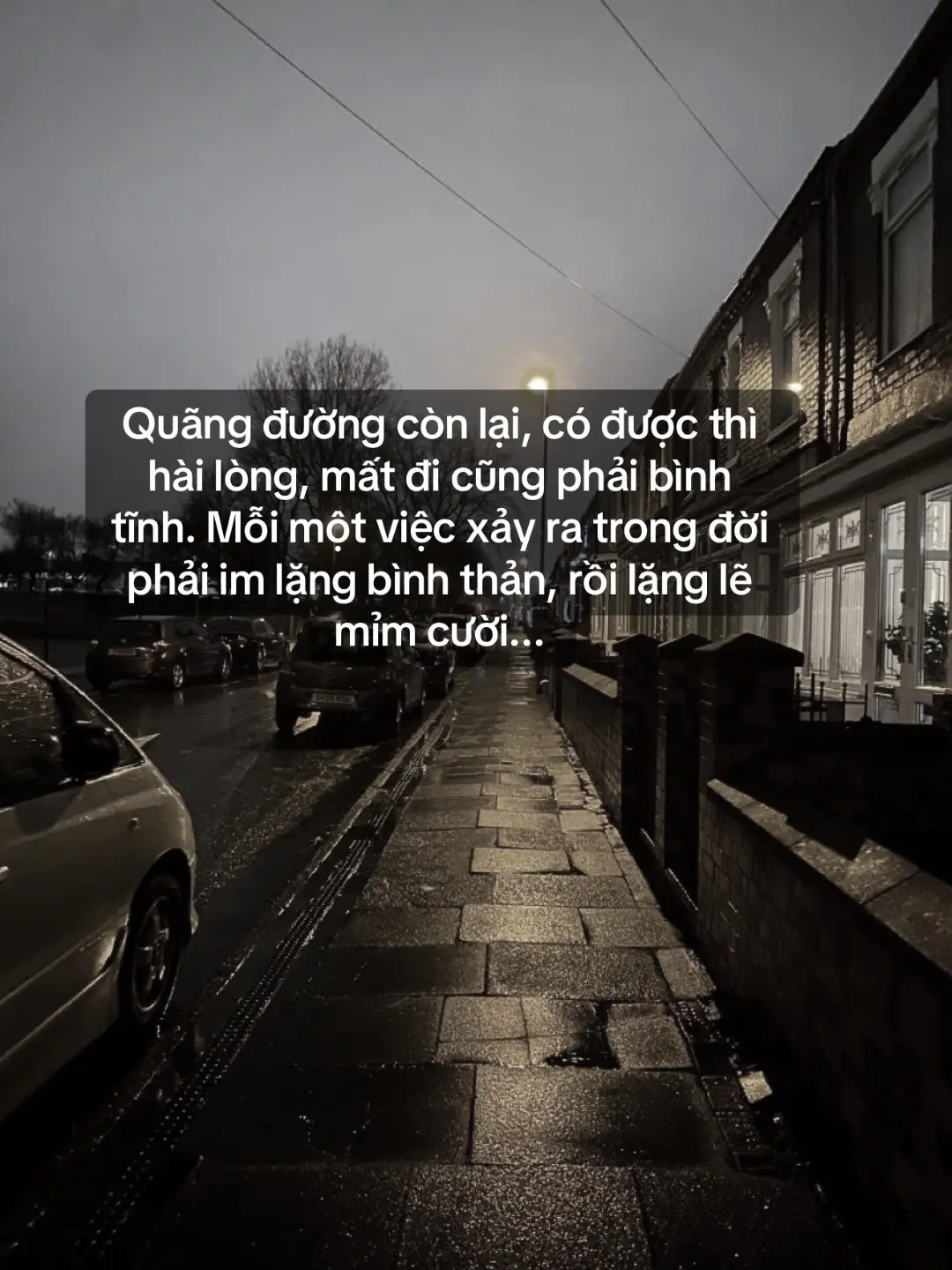 Quãng đường còn lại, có được thì hài lòng, mất đi cũng phải bình tĩnh. Mỗi một việc xảy ra trong đời phải im lặng bình thản, rồi lặng lẽ mỉm cười...#xuhuongtiktok 
