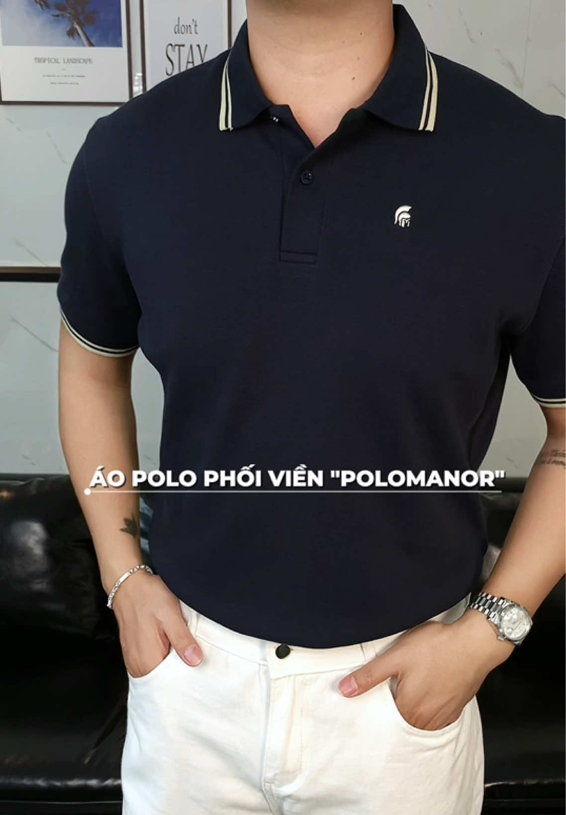 Áo Thun Polo Nam Chất Vải Cotton Cá Sấu #aopolonam #aothunnam #aopolocaocap 