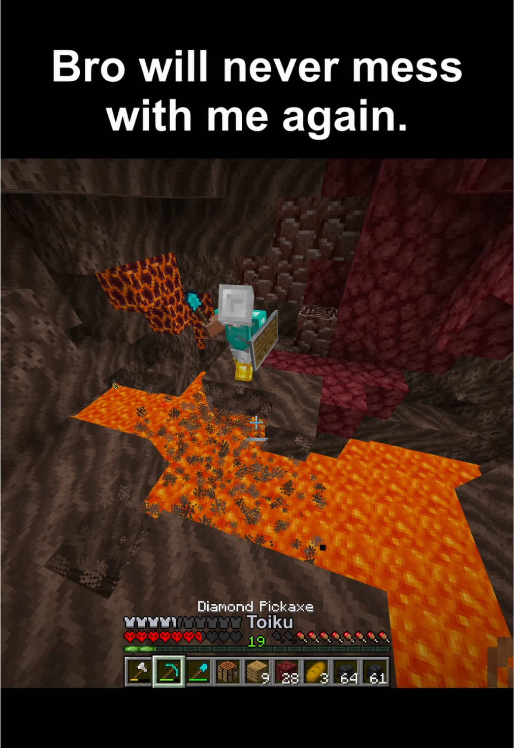 Don’t make me mad again. #Minecraft #minecraftmemes 