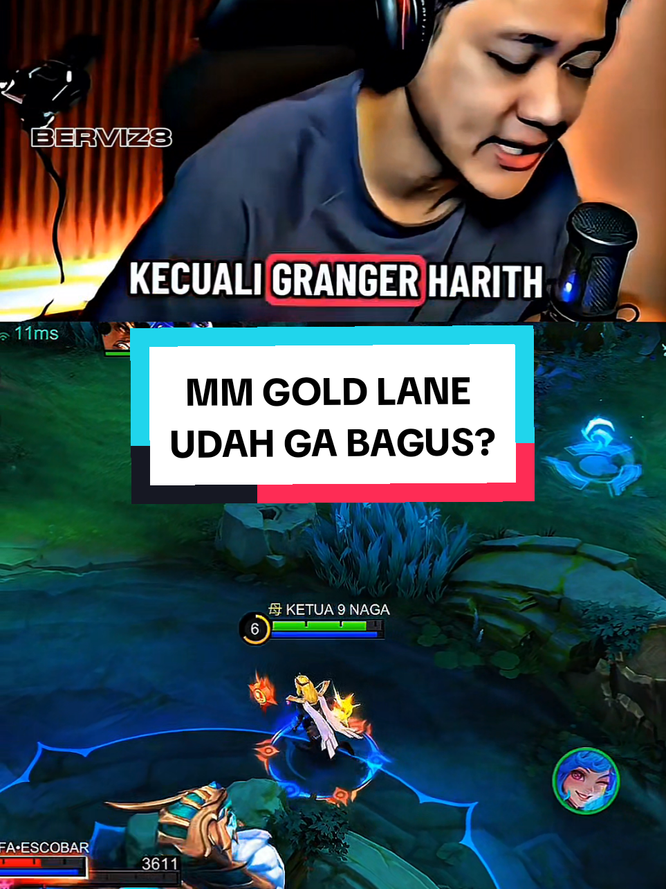 MM GOLD LANE UDAH GA META? @jejeadriell #mobilelegends 