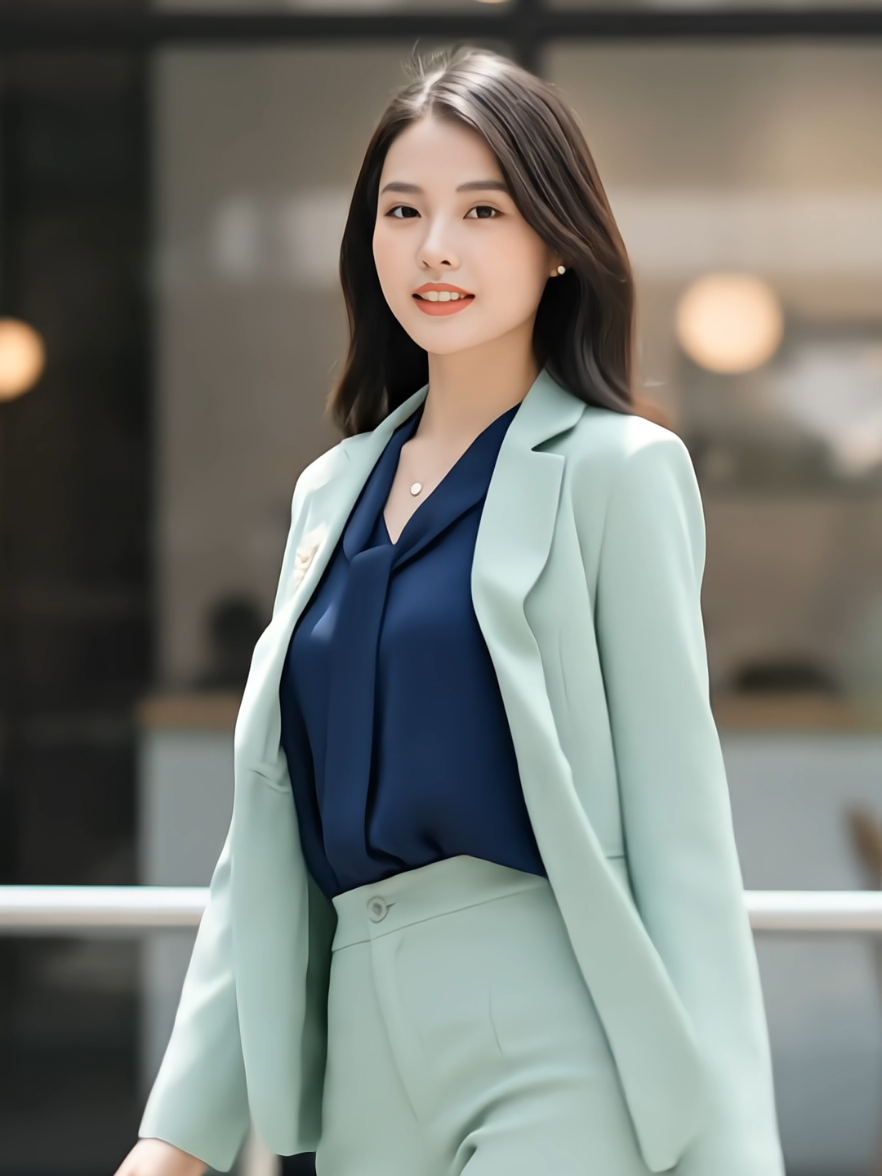 TJ74 Set nguyên bộ áo Vest quần dài.Thời trang công sở thanh lịch.#thoitrang #thoitrangnu #thoitrangcongso #vestcongso #myoutfit 