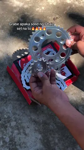 Chain set for xrm, wave, fury, raider and other motorcycle models and units #fyp #chainset #chain #kadena #sprocket #sprocketset #motorcycle #motorpartsandaccessories #xrm125 #raider 