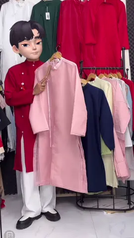 [Mở Bán Tặng Dây Cài] Áo Dài Nam Cách Tân 