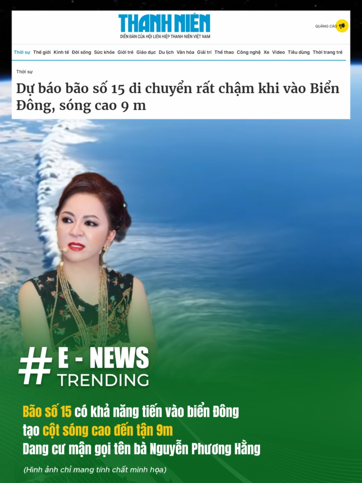 Bão số 15 Koto có khả năng tiến vào biển Đông tạo sóng cao 9m, Dang cư mận lo lắng cho Bà Rịa Vũng Tàu vì lời dự đoán sóng thần của bà Nguyễn Phương Hằng #enewstrending #viral #baoso15 #nguyenphuonghang #bariavungtau