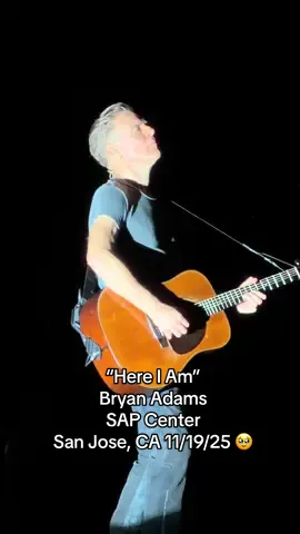 It’s a new world,it’s a new start. ✨ “Here I Am” @Bryan Adams SAP Center, San Jose, CA . 11/19/25 #bryanadams #hereiam #sapcenter #sanjose #stallionofthecimarron 