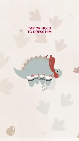 Hurry he’s cold🎅 #art #animation #dinosaur #interactive 