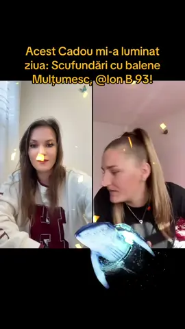 Îți mulțumesc pentru minunatul Cadou trimis în LIVE-ul meu! Faptul că îmi apreciezi conținutul înseamnă enorm pentru mine.@Ion B 93 #tiktoklive #livehighlights #livegift #whalediving #scufundăricubalene 