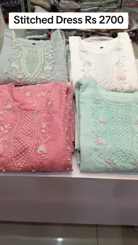 Stitched Organza Dresses Rs 2700 Readymade Organza 3 Pc Suites Heavy Pearls Work Embroidery Dress Whatsapp 03458085155 #stitched #readytowear #readymade #fyp #organza 