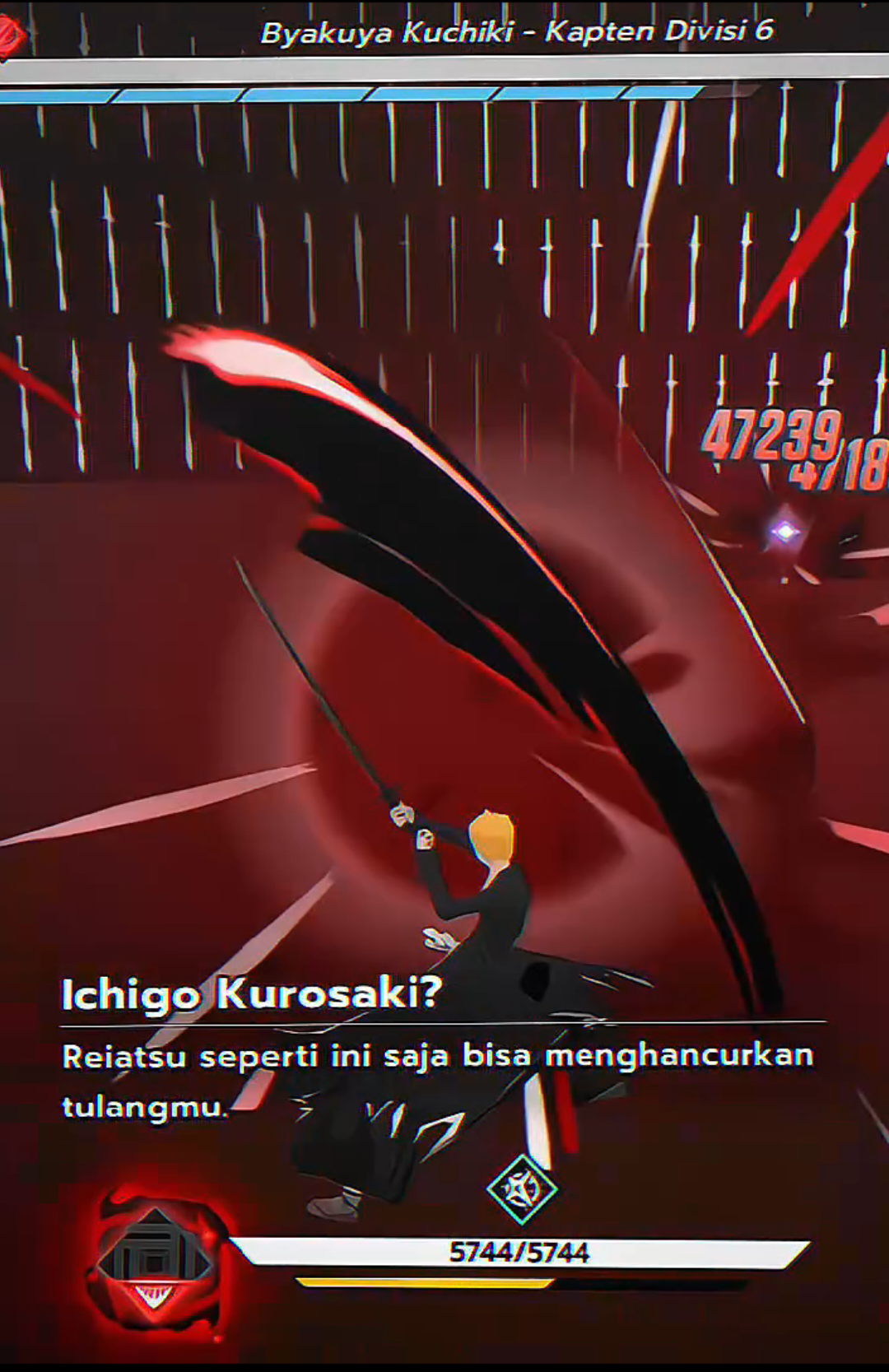 bener bener dispam sampe mokad inimah🗿 #bleach #bleachsoulresonance  #ichigokurosaki vs #byakuyakuchiki #sokujasquad 