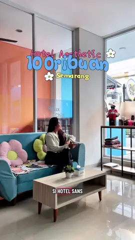 📍Hotel Sans Stay Nagomi Hotel 100ribuan yg Aesthetic banget di semarang. Kalian bisa booking lewat aplikasi RedDoorz yaa.. jangan lupa pake kode voucher “YUKNGINEP”  #RedTravelers #BerkeSANS #hotelsemarang #semarang #semarangstory 