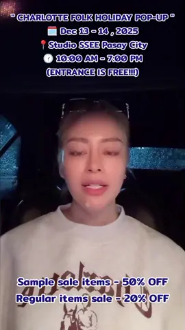 Mark your calendar urban muse it will be worth it! 💙🔥👕🧥🧢  #jancvenzon #charlottefolk #charlottefolkholidaypopup2025 #charlottefolkholidaysale #supportfilipinolocalbrand 