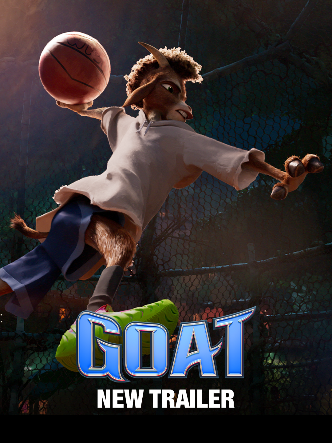 He’s about to change the game.  From the artists that made KPop Demon Hunters, Spider-Man: Across the #SpiderVerse, and producer Stephen Curry, #GOATmovie is exclusively in movie theatres February 2026.