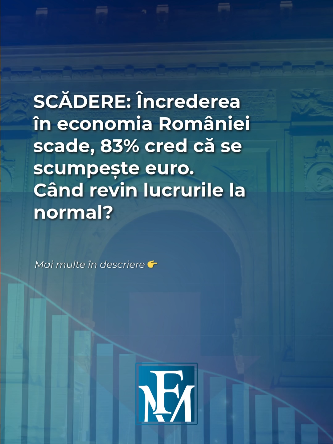 Încrederea în economia României scade! 📉 Indicatorul de Încredere Macroeconomică CFA România a scăzut cu 7,3 puncte în octombrie. Componenta de anticipații a scăzut cu 7,8 puncte (29,2), iar componenta de condiții curente cu 6,3 puncte (32,3). Adrian Codirlașu, CFA: 