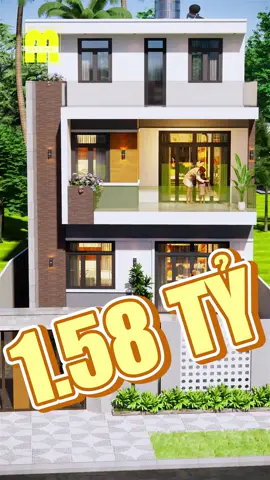 Cỡ này bảo sao không ưng các bác ạ #nhahiendai #thietkenhadep #nha2tang #nhamaibang #nhapho 