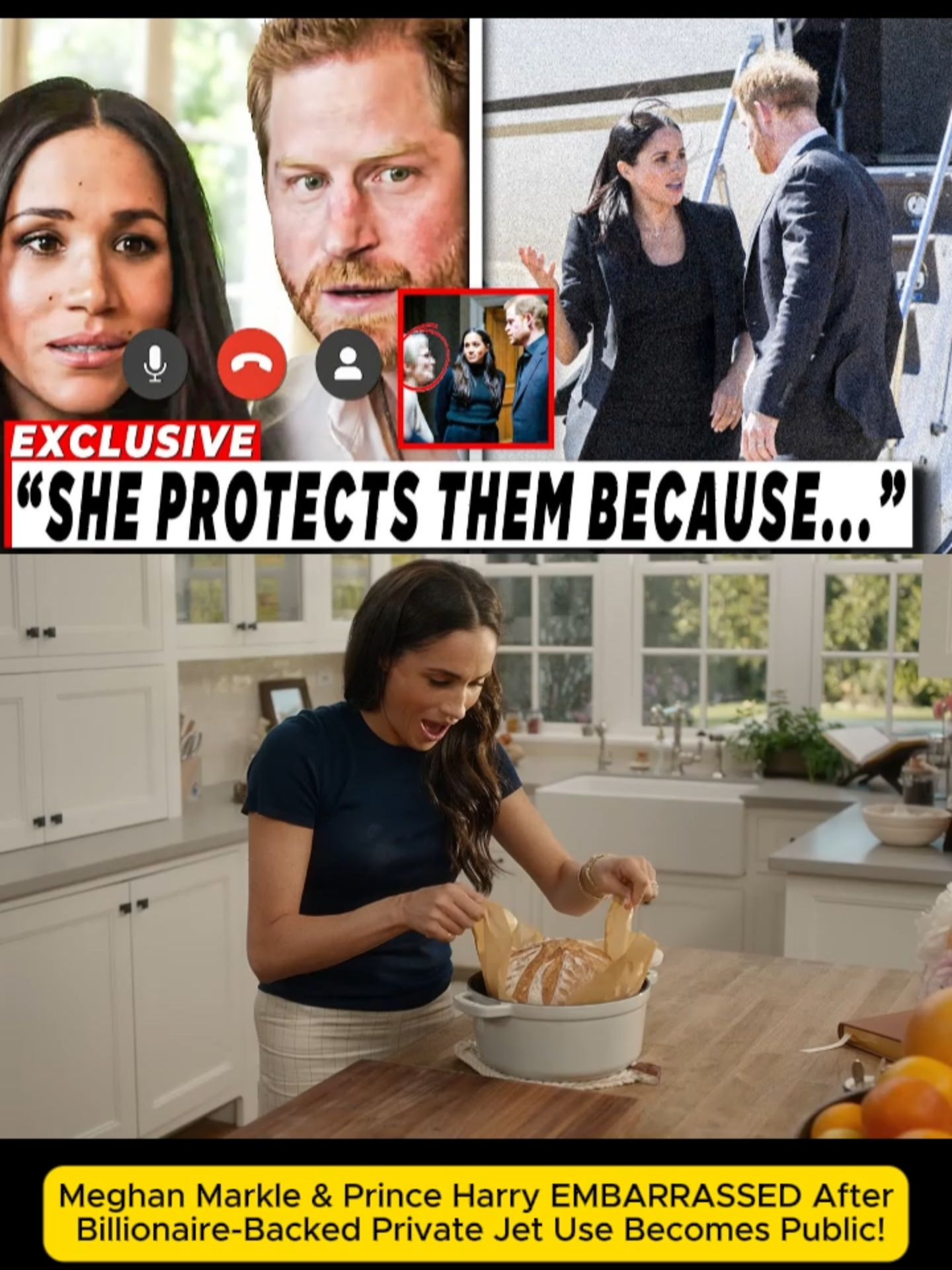 Meghan Markle & Prince Harry EMBARRASSED After Billionaire-Backed Private Jet Use Becomes Public!