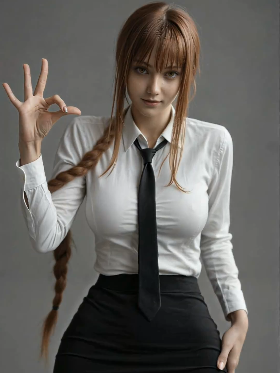 Makima in a hyper-real style. Calm, confident and terrifyingly elegant — exactly how she should be. #makima #chainsawman #chainsawmanedit #animeedit #aiart #aivideo #projectrealstudio #editanime #animetiktok #makimaedit #aestheticedit