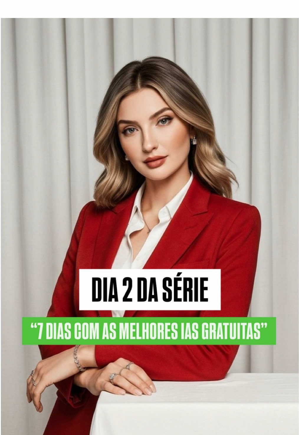 DEPISÓDIO 2 DA SÉRIE 7 DIAS COM AS MELHORES IAS GRATUITAS As melhores IAs GRATUITAS para criar vídeos profissionais A maioria tenta fazer vídeos no improviso... e acaba com algo amador que ninguém assiste. A diferença está em quais ferramentas você usa e como você direciona a lA. A Vídeos prontos em minutos. * Modelos profissionais que elevam sua marca. & Recursos avançados - sem gastar nada. A Edição inteligente que economiza horas. Quando você usa as ferramentas certas, a lA vira uma máquina de criar vídeos poderosos para Reels, anúncios, YouTube e qualquer projeto que você quiser. E se você quiser aprender a usar lA para multiplicar seus resultados ainda em 2025, eu vou te mostrar tudo AO VIVO. * Garanta seu ingresso para o meu evento especial de Black Friday, link na bio. #ia #inteligenciaartificial #marketingdigital