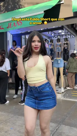 Nueva Falda Short disponible. 🤩🫶🏼 Pide la tuya al: 973 374 154.📞🔥 #fyp #faldashort #gamarra #jean #enviosatodoelperu 