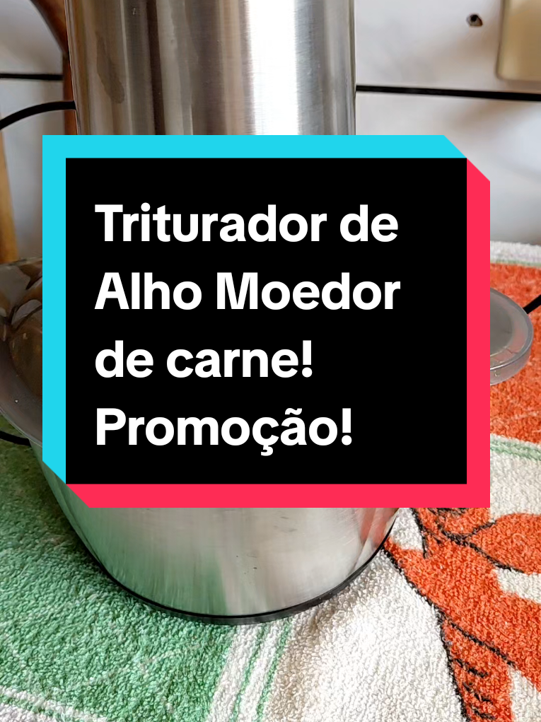 Triturador de Alho Moedor de carne! #moedor #triturador #carne #tiktokshopblackfridaybr #tiktokshop 