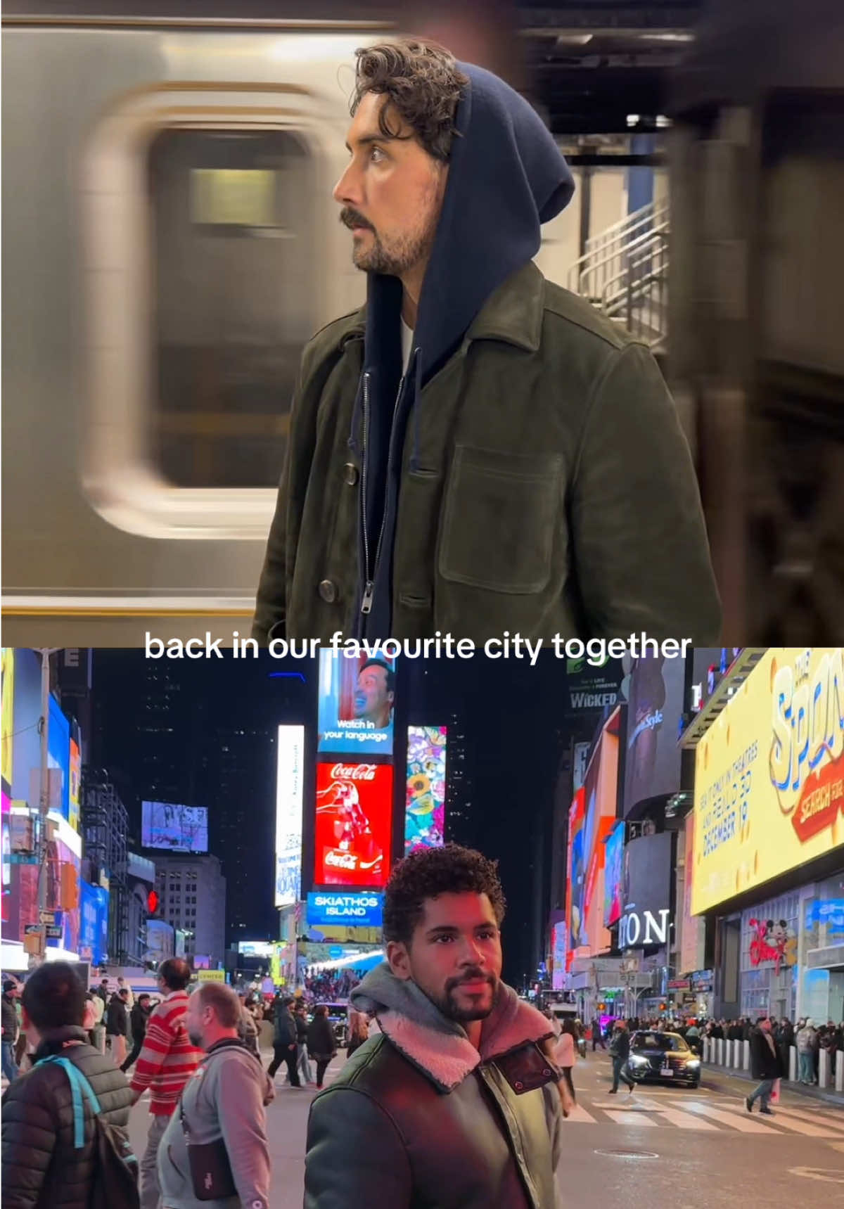 here for a new york minute with my bestie #relationships #newyork #coupletravel 