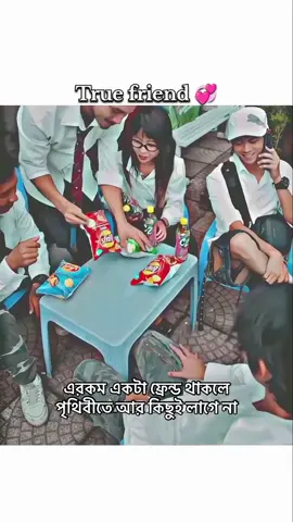 এরকম একটা ফ্রেন্ড থাকলে পৃথিবীতে আর কিছুই লাগে না💝#tiktok #ForYou 
