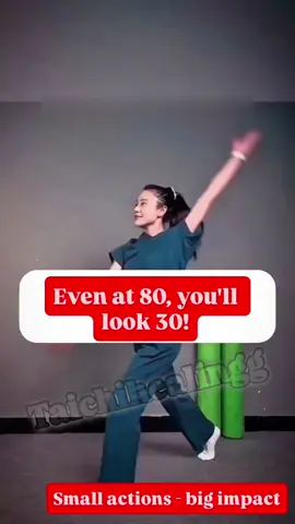 Even at 80, you’ll look 30! #bloodcirculation #antiagingworkout #gentleexercise #healthyroutine #taiichihealingg