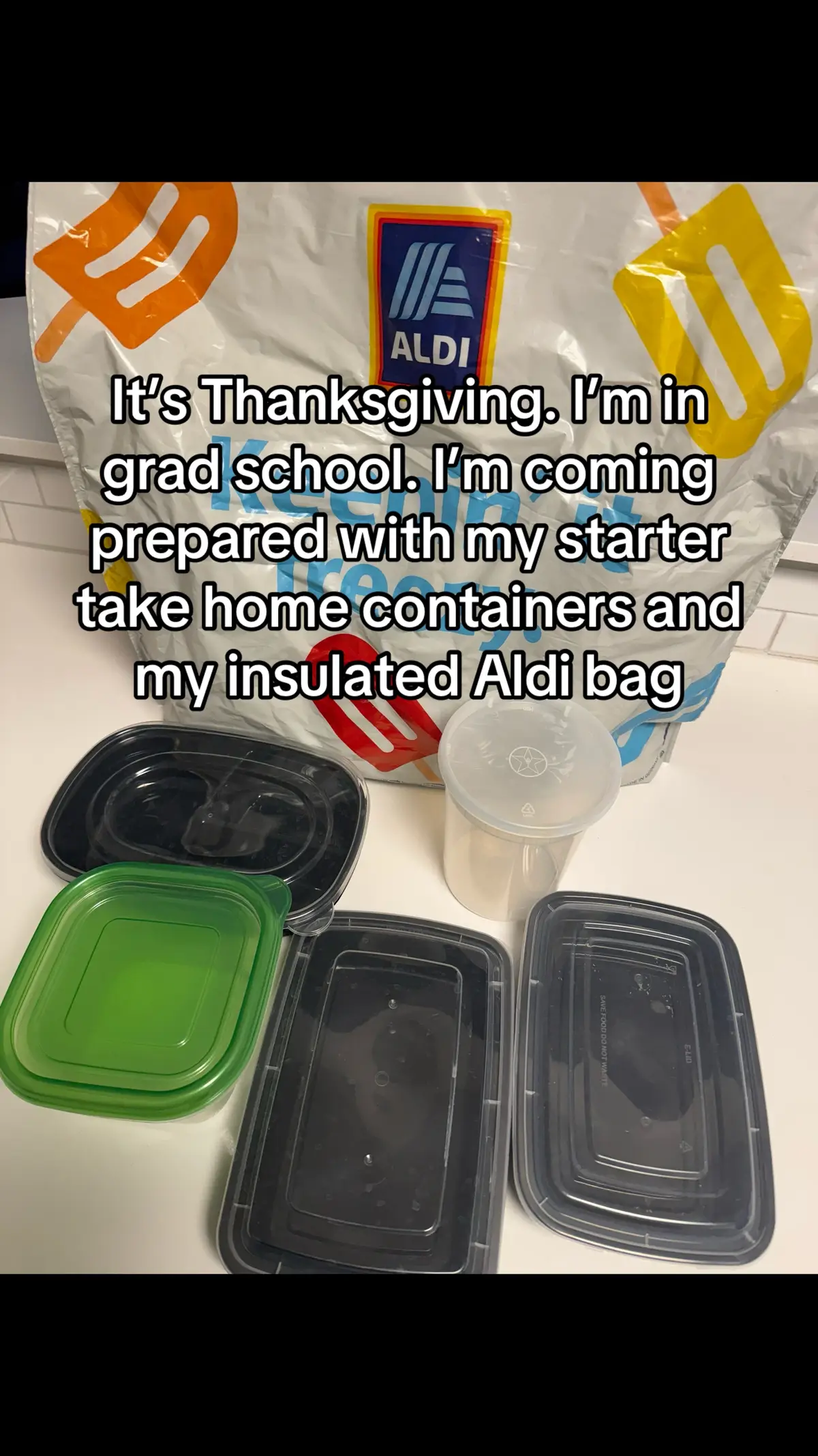 Don’t worry I’m bringing a pumpkin loaf in return #thanksgiving #leftovers #aldi @ALDI USA 