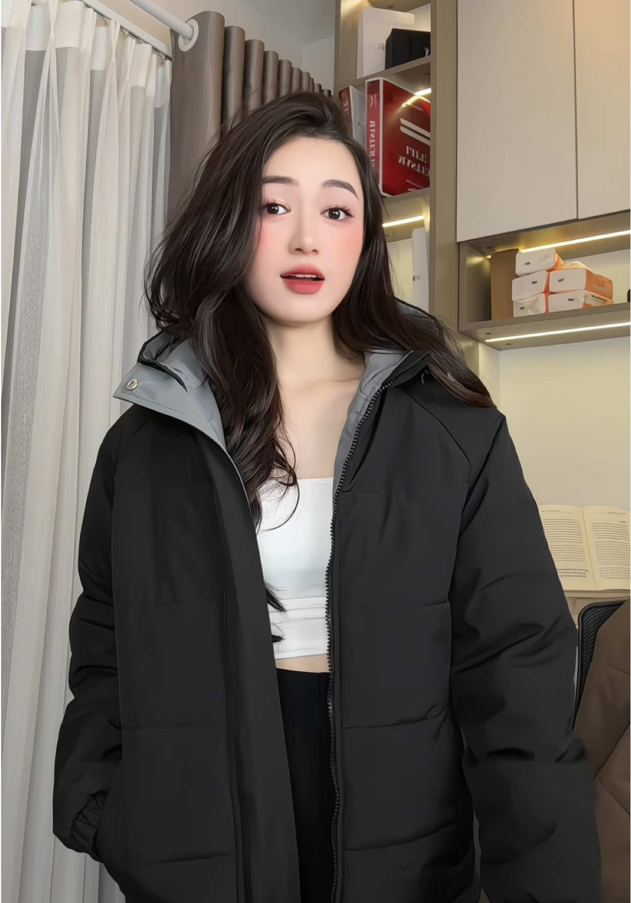 Áo PHAO VUQFA ẤM VỪA GỌN MÀ GIẶT KHÔNG BỊ DỒN BÔNG