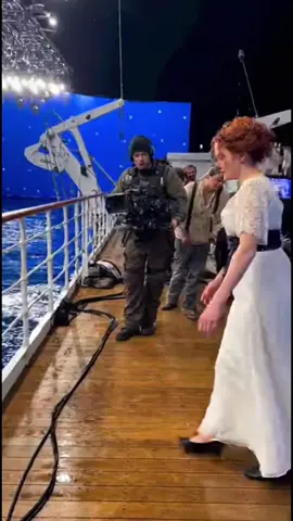 🚢🎬 How Titanic Was REALLY Shot Behind the Camera 🔥#TitanicBTS #BehindTheScenes #MakingOfTitanic #viralontiktok #JamesCameron