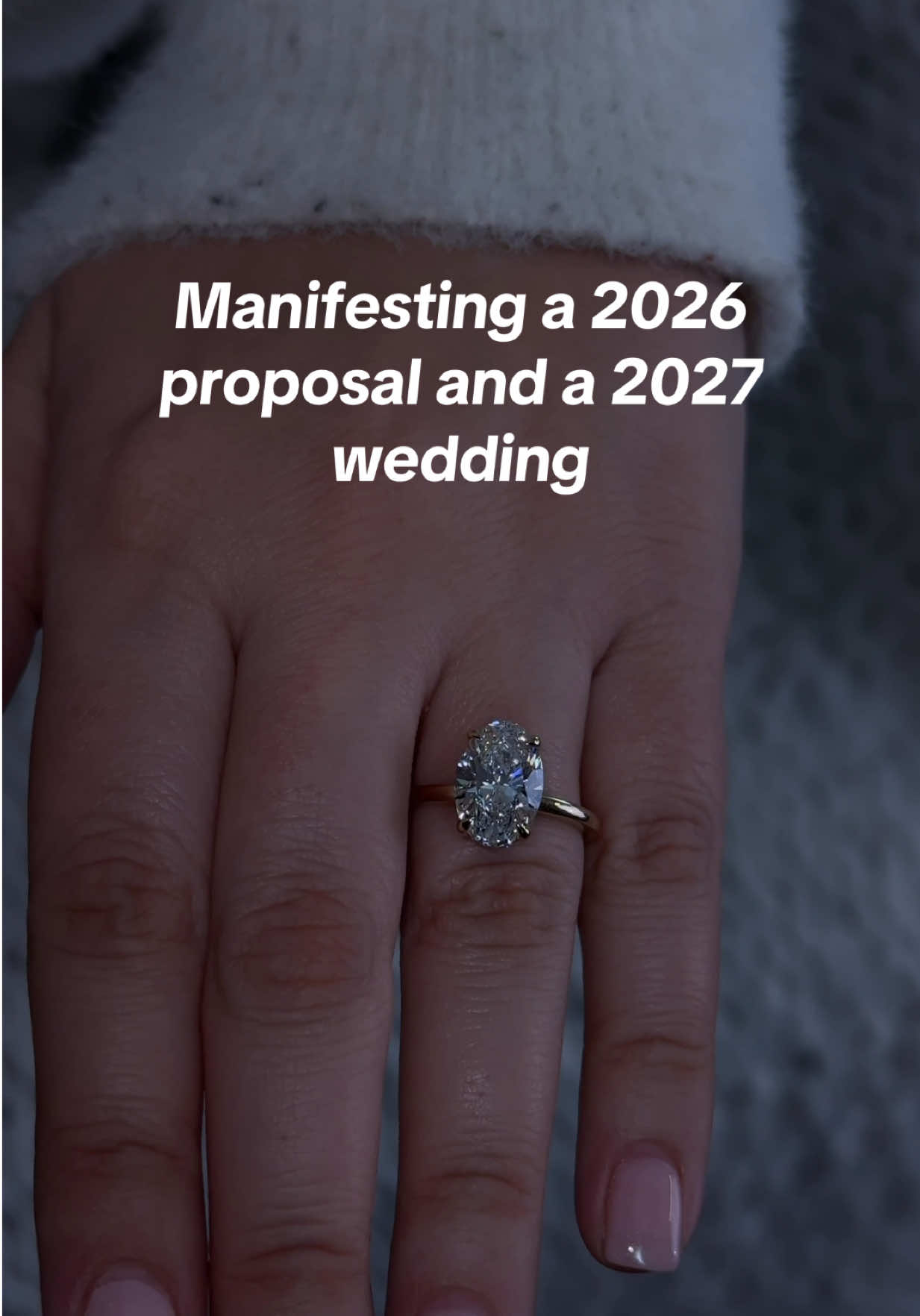 2026 will be my year💍🤍✨💎🥹 #whereismyhusband #ringinspo #ovalengagementring #engagementring #2027bride 