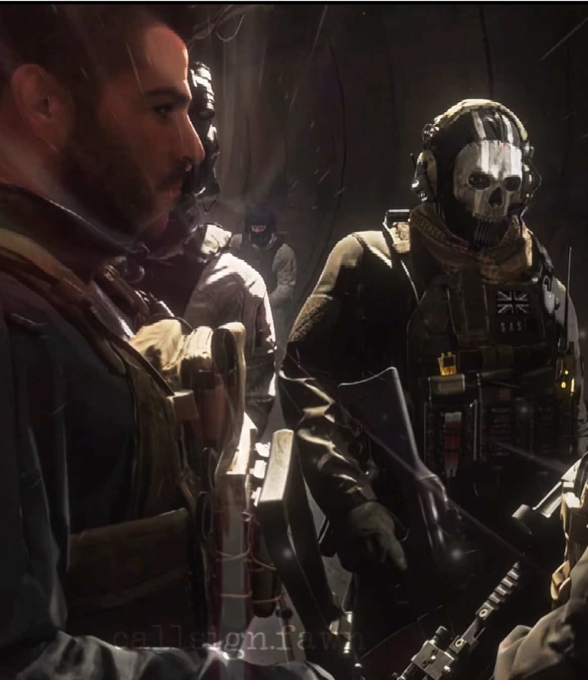 Nurse, Fawn made an0ther edit about Ghost traveling back in time to save Soap. 🕰️ scp: @holo, Termostratos, and Alex S. Diaz on YT (both the wormhole and eye footage were free use 🫶). #callofduty #johnsoapmactavish #simonghostriley #ghostsoap #fyp 