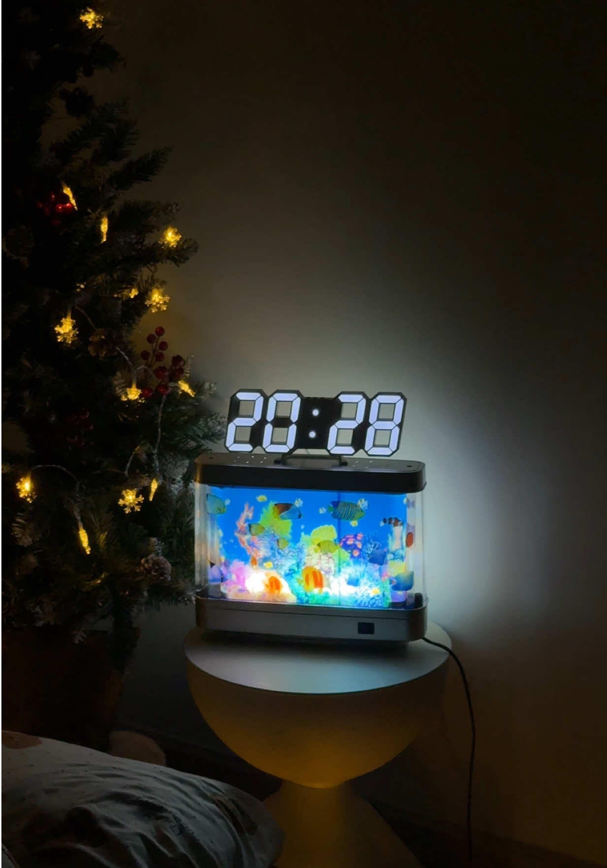 โคมไฟตู้ปลา #ตู้ปลาของเล่น #ของแต่งห้องมินิมอล #ของเล่นตู้ปลา #ตู้ปลา #โคมไฟตั้งโต๊ะแบบชาร์จได้      