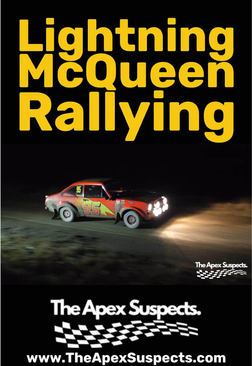 Lightning McQueen Rallying #lightningmcqueen #cars #kachow #rally #rallying