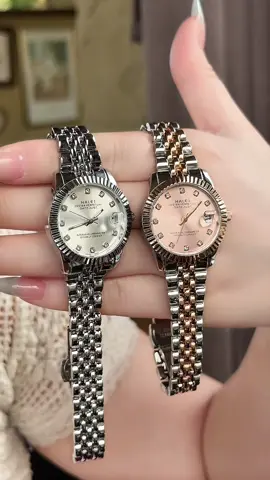 Đồng hồ nữ mặt tròn kế thời trang phong cách ##donghonu##xuhuong