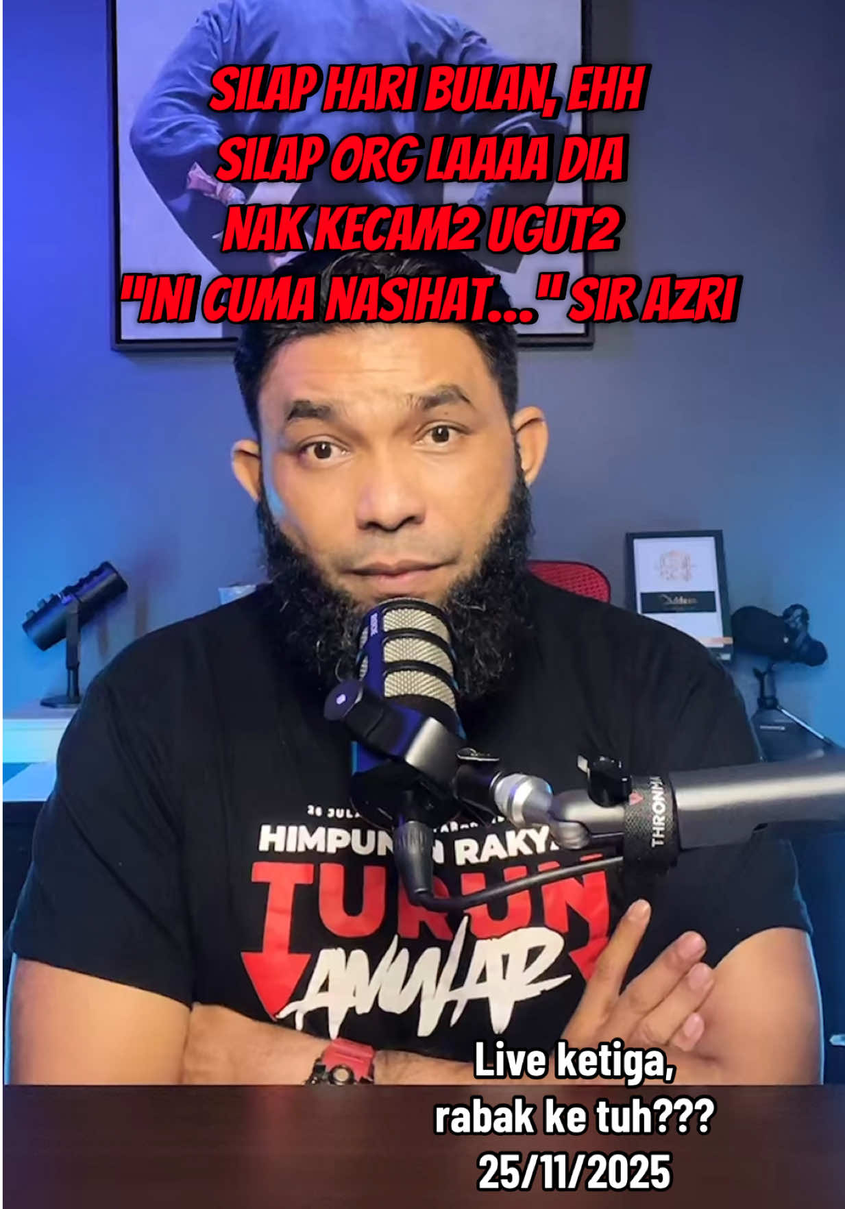 Sg Bul9h ➡️ pmek ➡️ botol kicap ➡️ nasi ayam kunyit ➡️ sultan pemurah ➡️ influencers ➡️ UEL ➡️ 47 ➡️ melingkup! ALLAH TAK TIDUR!  Insaf! Insaf! Insaf! 