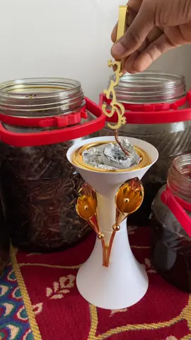 Your space deserves bakhoor. Rich scent, warm air, instant calm. That’s bakhoor. One burn and the scent of your whole space changes Burner and bakhoor both available on website, link is in our bio xx  #bakhoor #scent #luxury #oud #fyp 