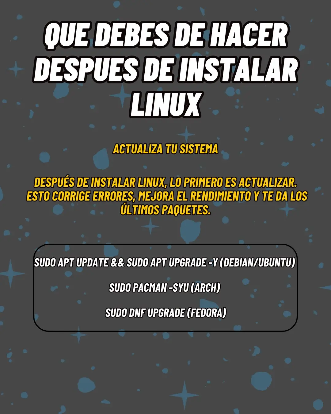 ¿Acabas de instalar Linux? 🔥 Antes de comenzar a usarlo, hay 3 cosas que sí o sí debes hacer para que tu sistema vaya más rápido, sea más seguro y tengas una mejor experiencia. Actualizar, conocer tu entorno y preparar tus aplicaciones básicas puede marcar toda la diferencia. 🚀🐧 ¿Tú qué haces siempre después de instalar Linux? #Linux #GNUlinux #LinuxTips #LinuxMint #Ubuntu 