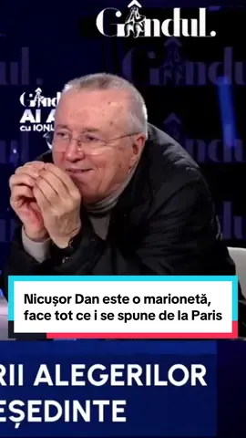 AI AFLAT! cu Ionuț Cristache, Ion Cristoiu: „Nicușor Dan este o marionetă, face tot ce i se spune de la Paris” #romania #presedinte #nicusordan #franta #ue 