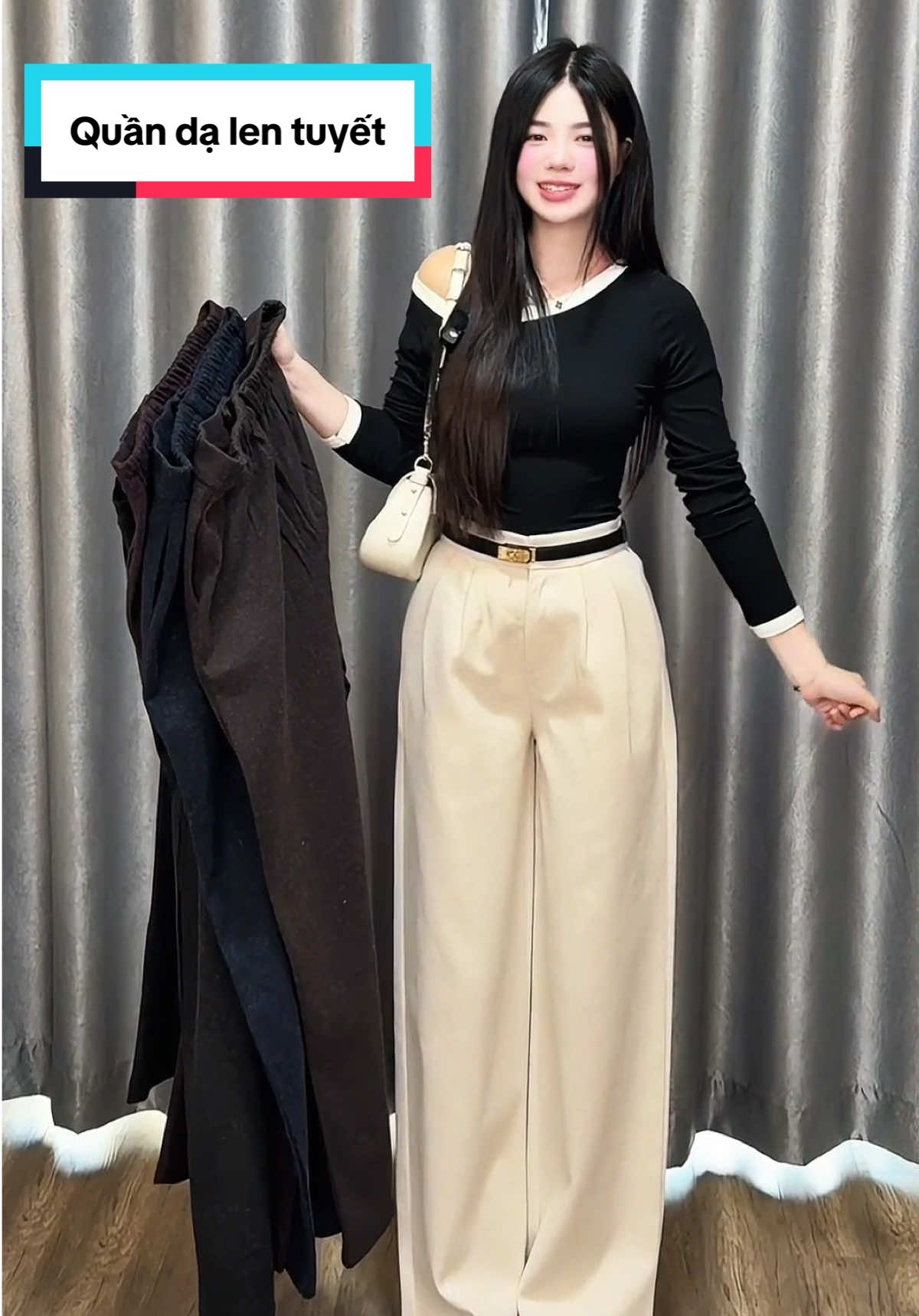 Em quần dạ len tuyết đẹp nhứ.c nách ạ 😍😍#xuhuong #huynhchang00 #huynhchangreview 