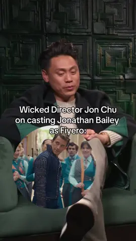 “This guy is the most charming man in the world,” truer words have never been spoken. 😭 #JonathanBailey #JonMChu #Wicked #WickedForGood