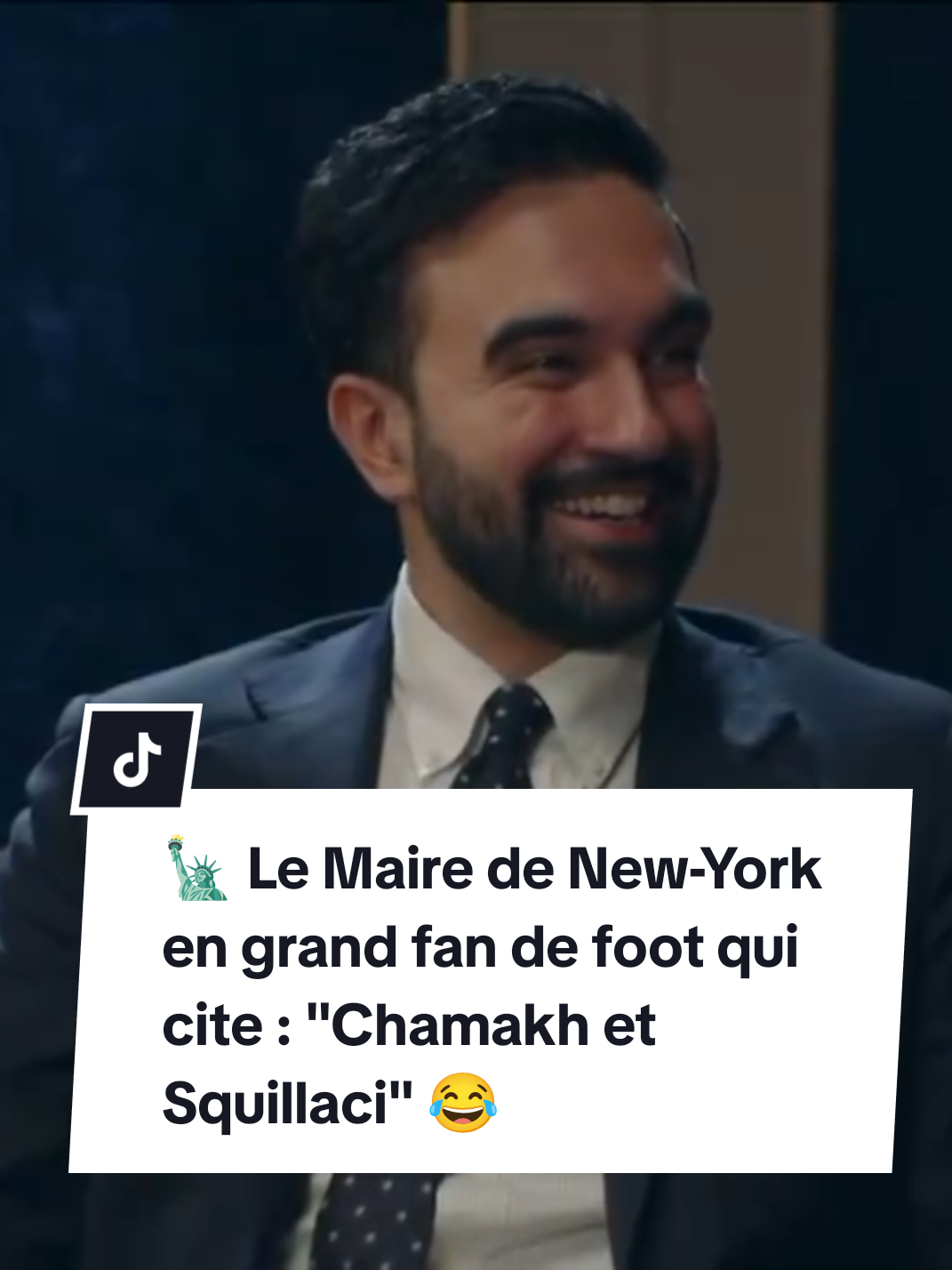 🗽 Le maire de New York Zohran mamdani est un grand connaisseur de football lors d'une interview il cite notamment nos ex  talent de la Ligue 1. 😳 #ligue1 #chamakh #zohranmamdani #football #Soccer 