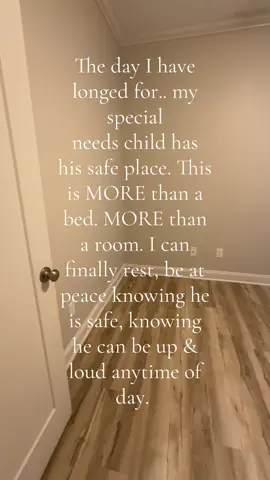 This means my children and husband will have a better mom & wife. Do you know how important sleep is on the human body? I cant describe the amount of relief I feel. Tears of joy and all I can do is thank God. 🥹 @Cubby Beds #cubbybed #specialneedsfamily #specialneedsmom #safesleep #criduchat 