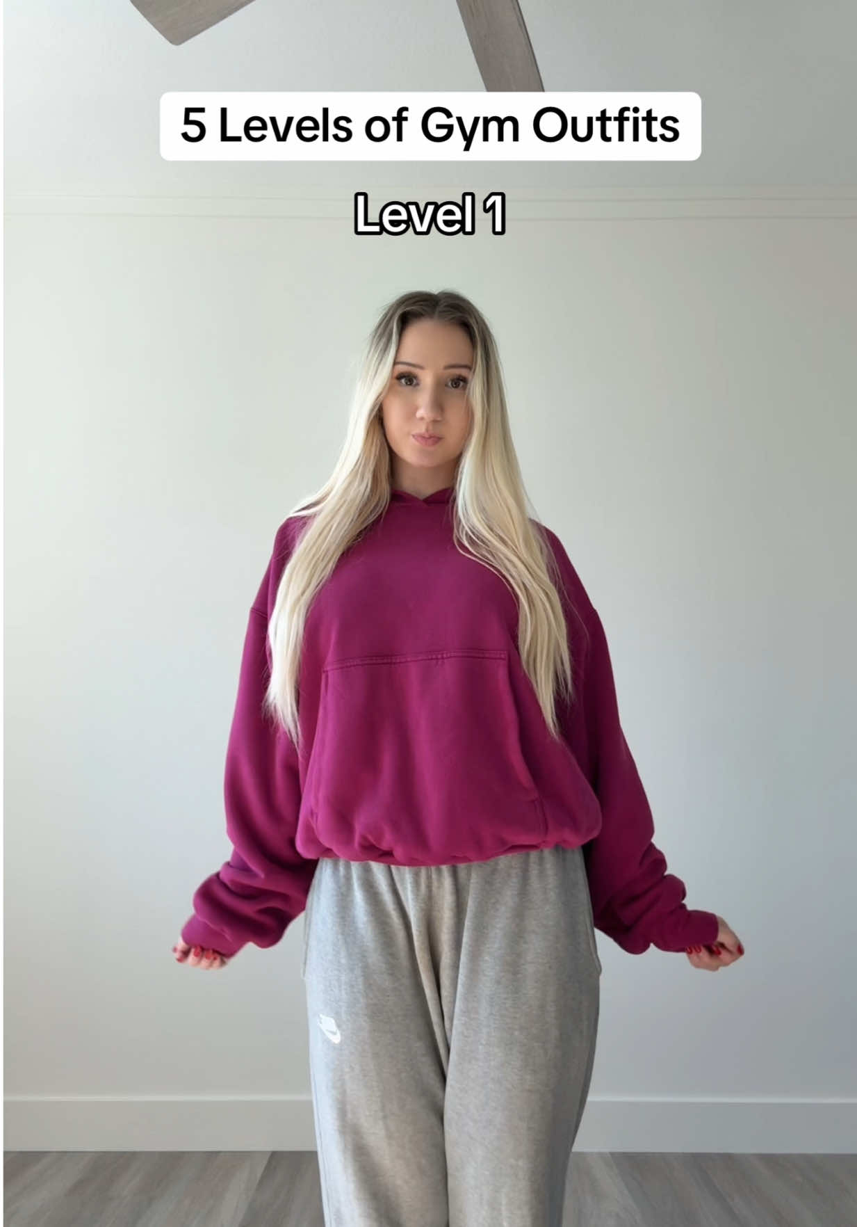 5 different types of gym outfits!💪 #gym #gymwear #gymgirl #fyp 