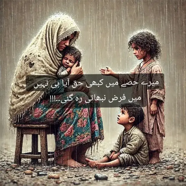 میرے حصے میں کبھی حق آیا ہی نہیں  میں فرض نبھاتی رہ گئی!! #foryoupage #azadkashmir #fypシ 