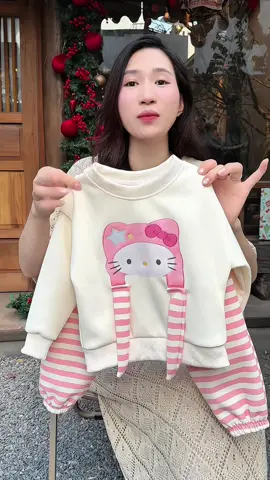 Set nỉ cho bé cưng xỉu #memykytinh #thoitrangtreem #quanaothudongchobe #begai #bobegai 