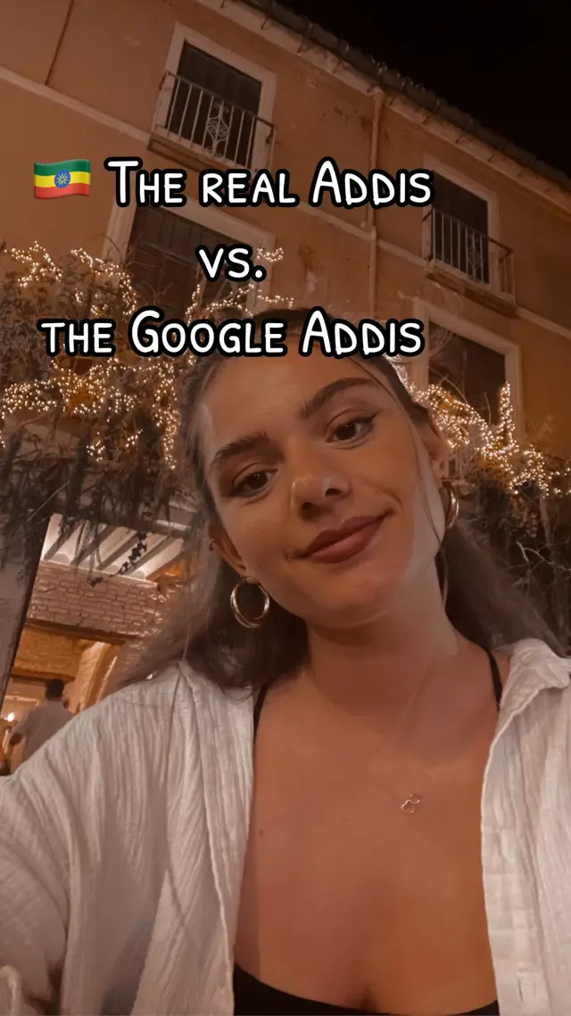 Addis isn’t what Google shows you — it’s louder, softer, kinder, funnier and so much more alive. From random coffee stops to skyline sunsets and  that somehow feels like home… this is the real vibe. ✨ If you know, you know.  Which Addis do you like? Google Addis oder Real Addis? #ethiopian_tik_tok #fyyyy #addisababa #vlogs #traveltok 