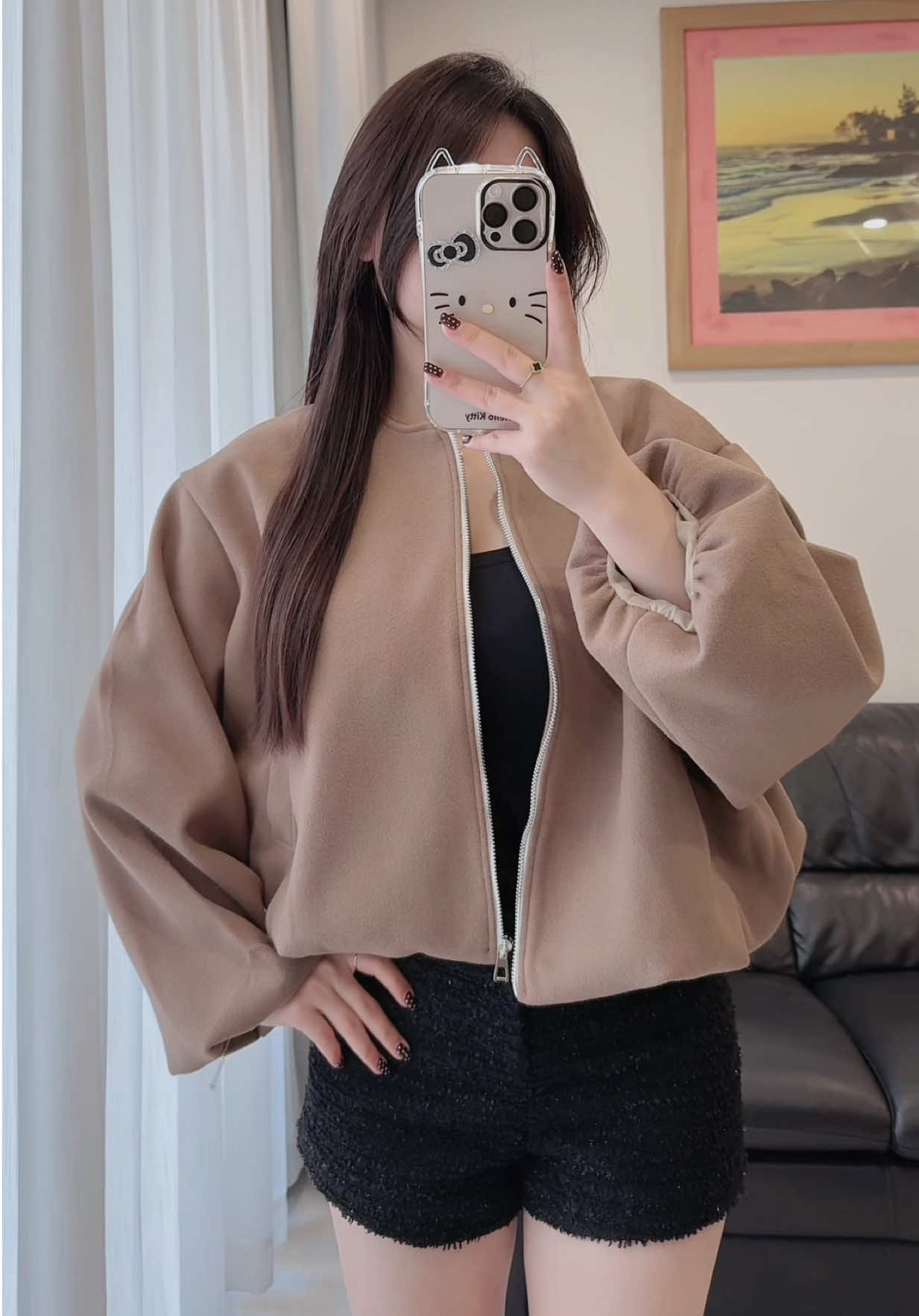 Màu nâu này sang 💃✨✨ #h2oclothing #29febcloset #aodanu #aokhoacda #aodaep 