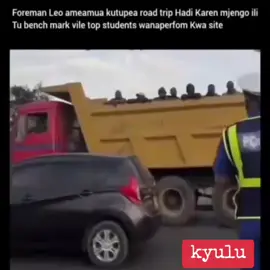 Foreman Leo ameamua kutupeleka roadtrip Hadi Karen mjengo ili Tu bench mark vile top students wanaperform kwa site😂🙌#fyp 