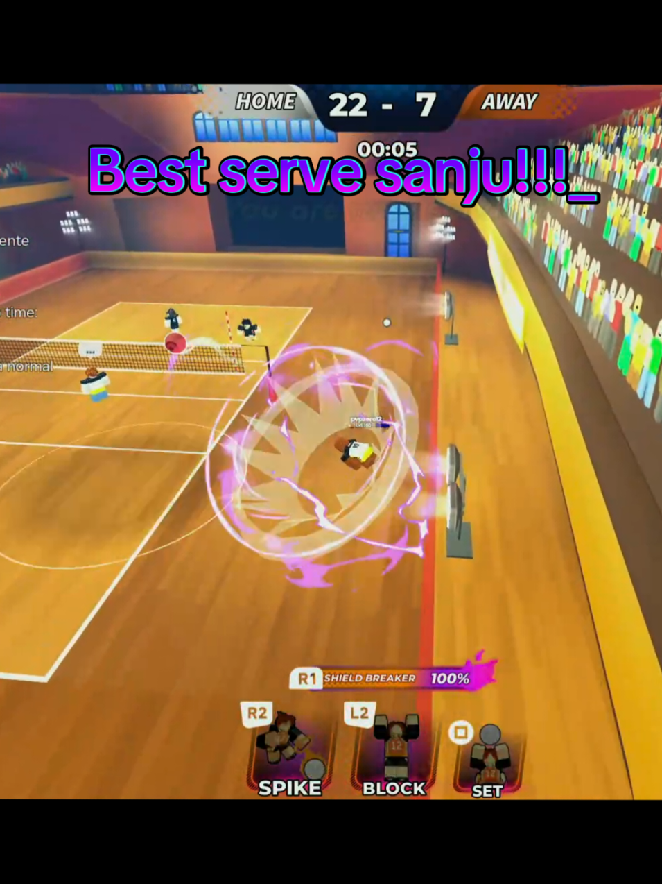 Best serve with sanju!!... . . . . . . #fyppppppppppppppppppppppp #foryoupage #clipes #voleyballlegends #serve 