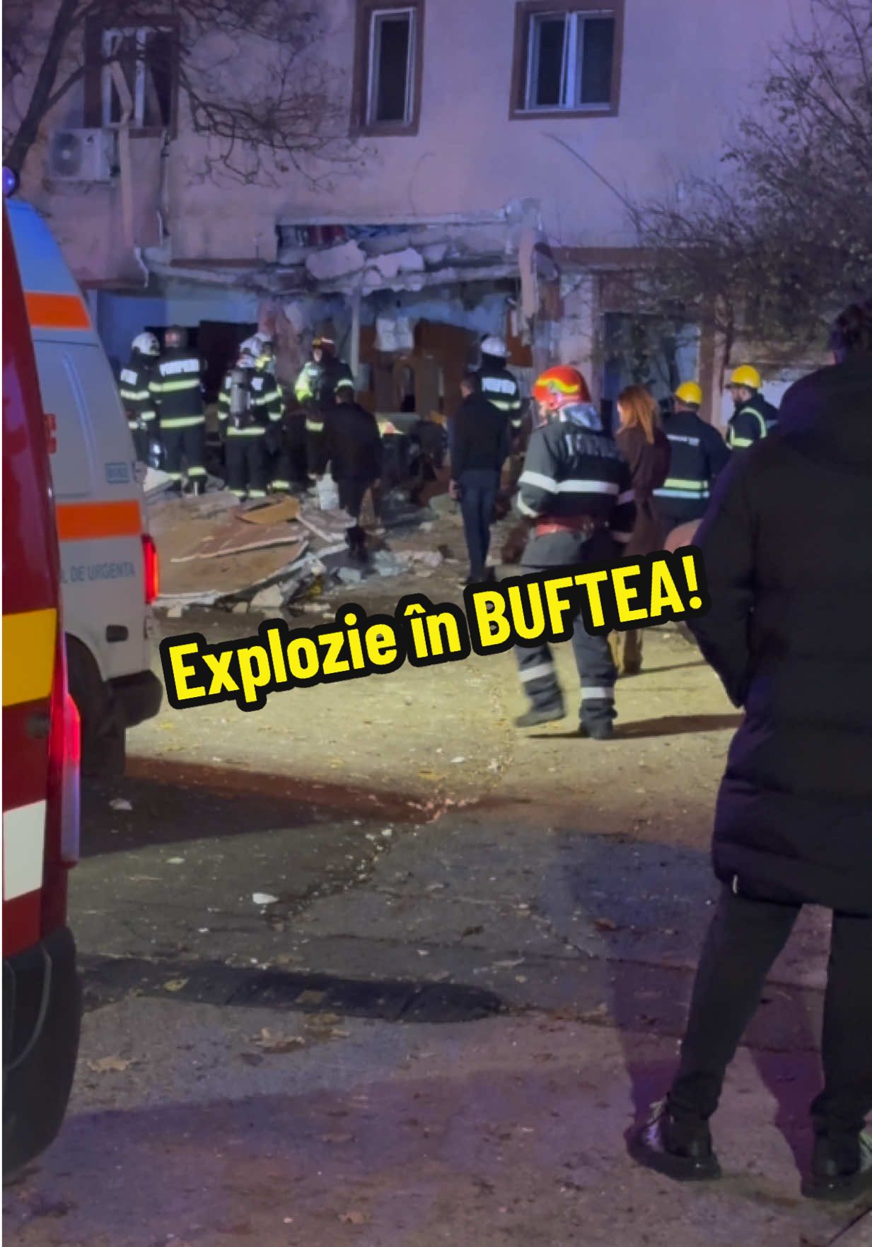 Explozie în Buftea! Mai mulți răniți! #buftea #explozie 
